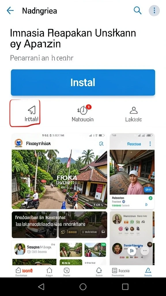 gempa777 - Tampilan antarmuka yang intuitif dan menarik.