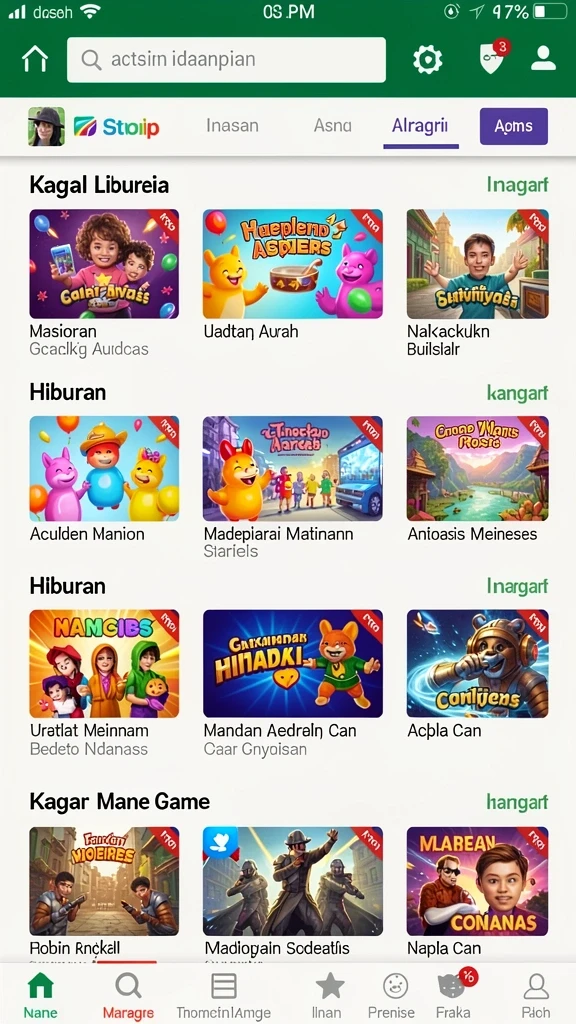 lucksvip - Tampilan awal aplikasi LUCKSVIP yang menarik.