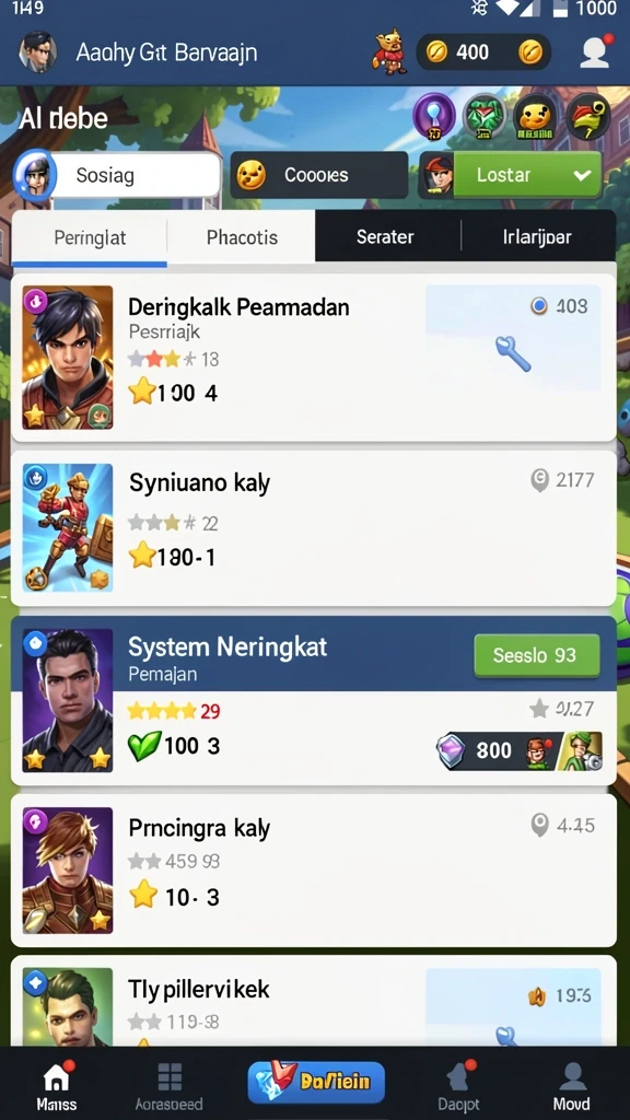 putarmega - Gambar antarmuka yang menarik dan mudah digunakan.