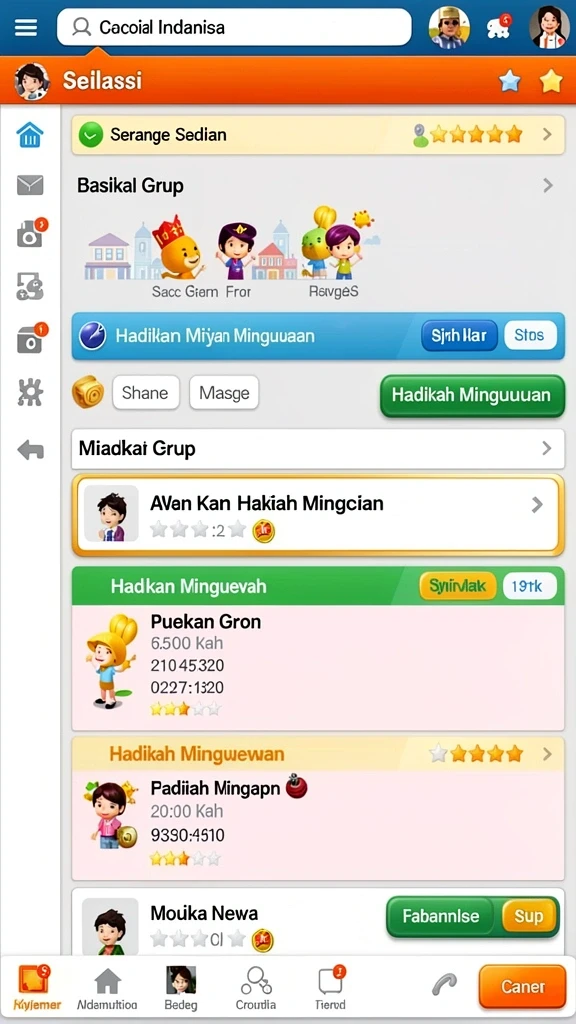 rejeki - Petualangan mengeksplorasi harta karun.