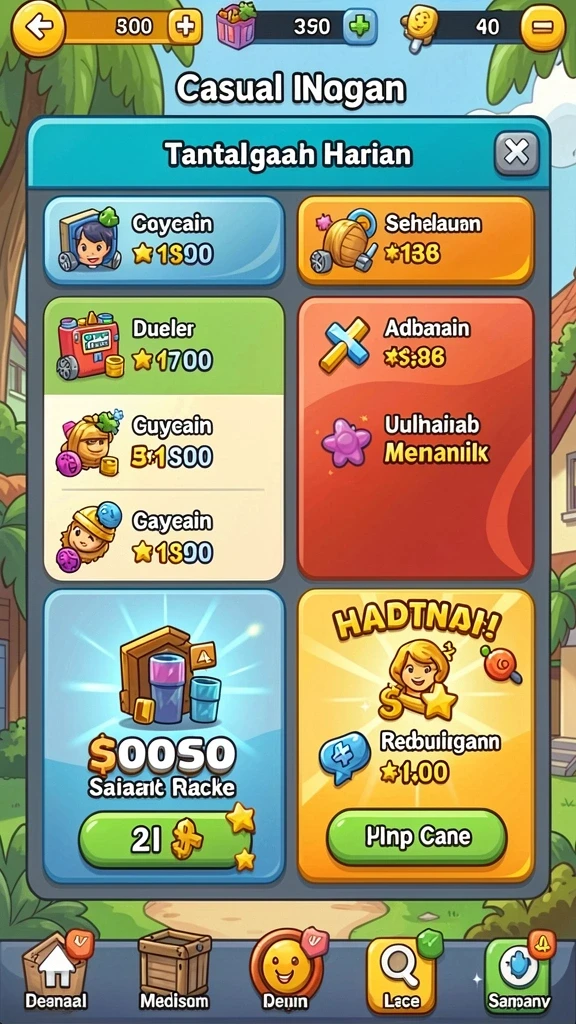 spingila - Tampilan awal yang menarik dan penuh warna.